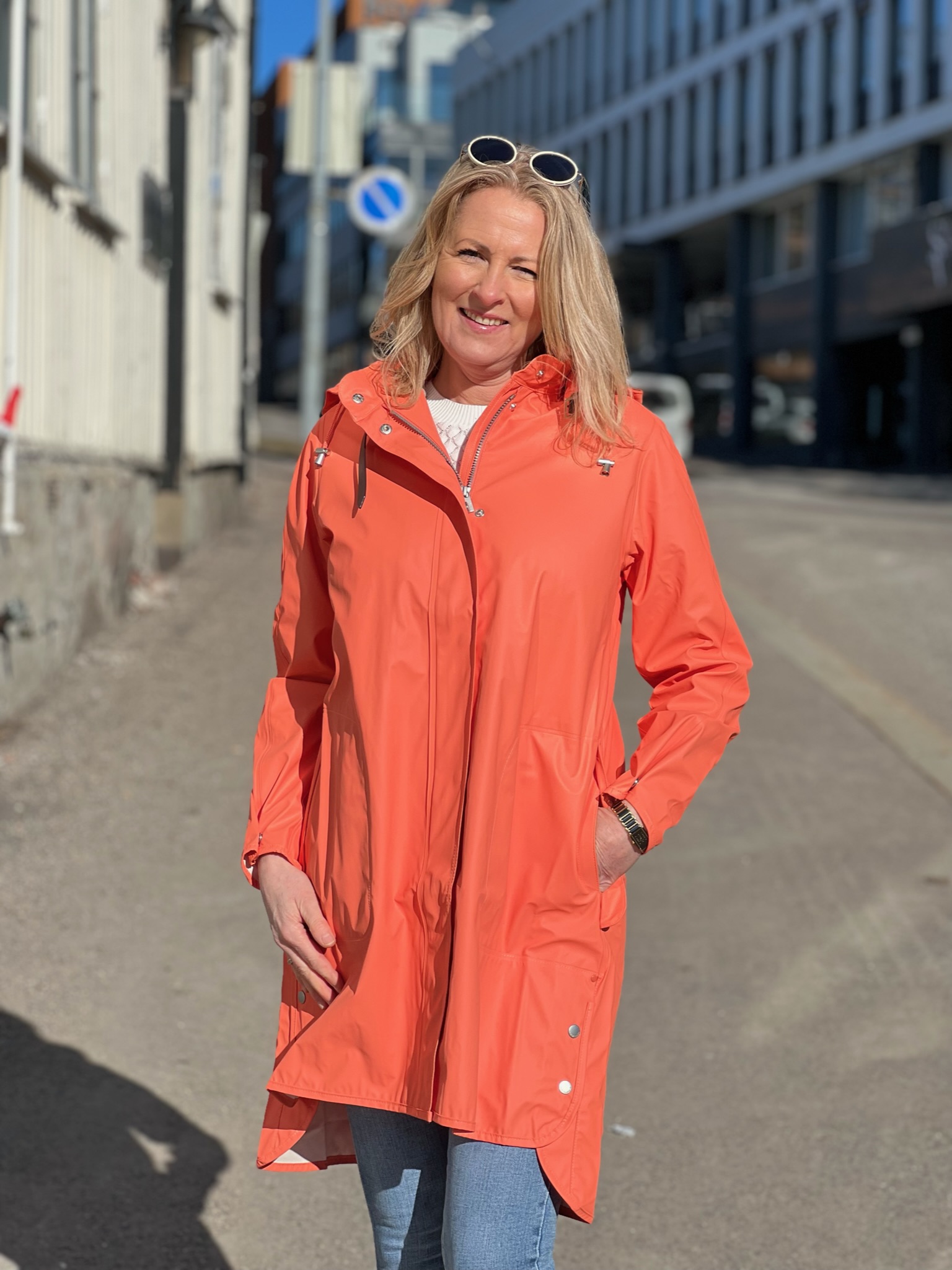 ILSE JACOBSEN REGNJAKKE RAIN ORANGE - SOFIES